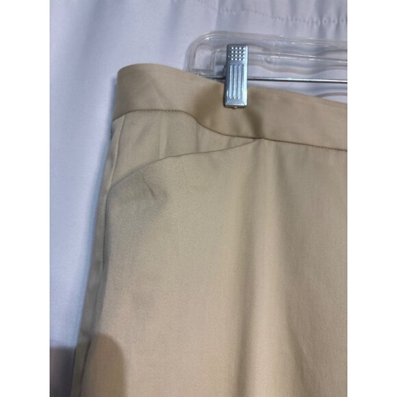 Lafayette 148 Beige Straight-Leg Womens Pants Size 12 - Picture 4 of 7